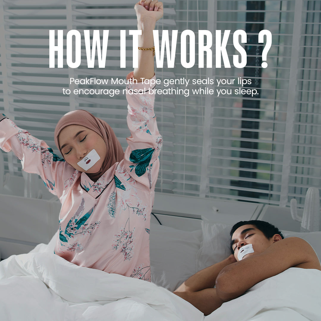 PEAKFLOW SKIN⁺ MOUTH TAPE